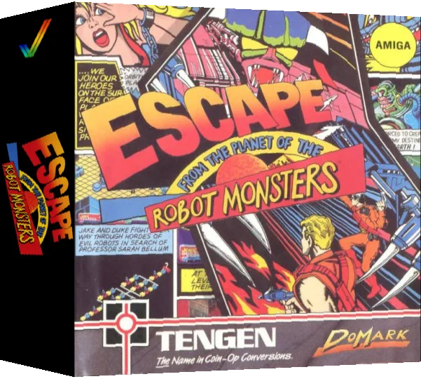 Escape from the Planet of the Robot Monsters — box-3D (CUS)