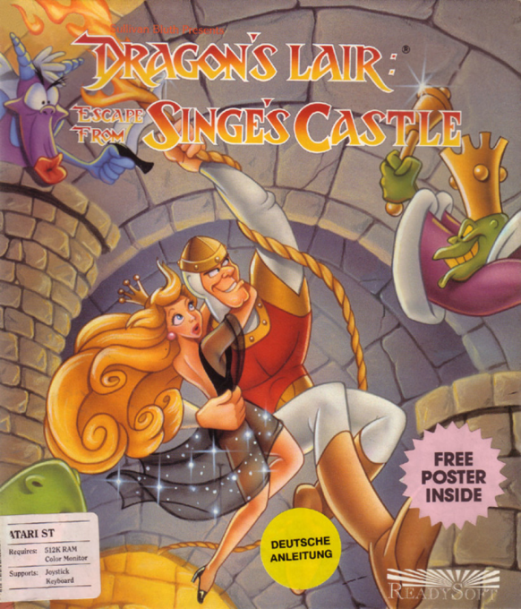 Dragon's Lair - Escape From Singe's Castle box art