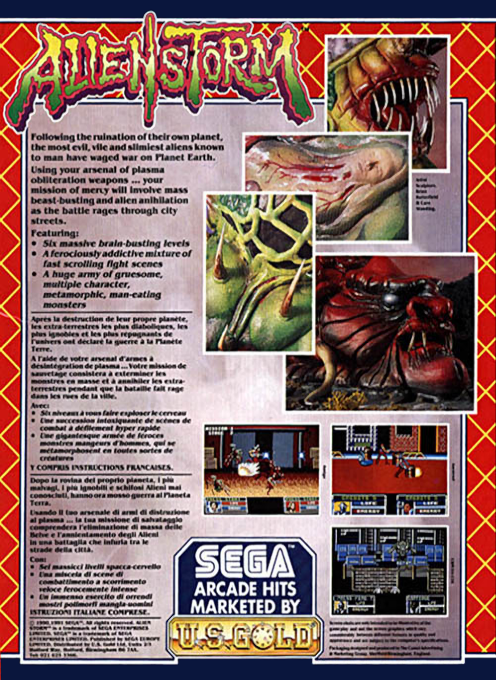 Alien Storm — box-2D-back (EU)