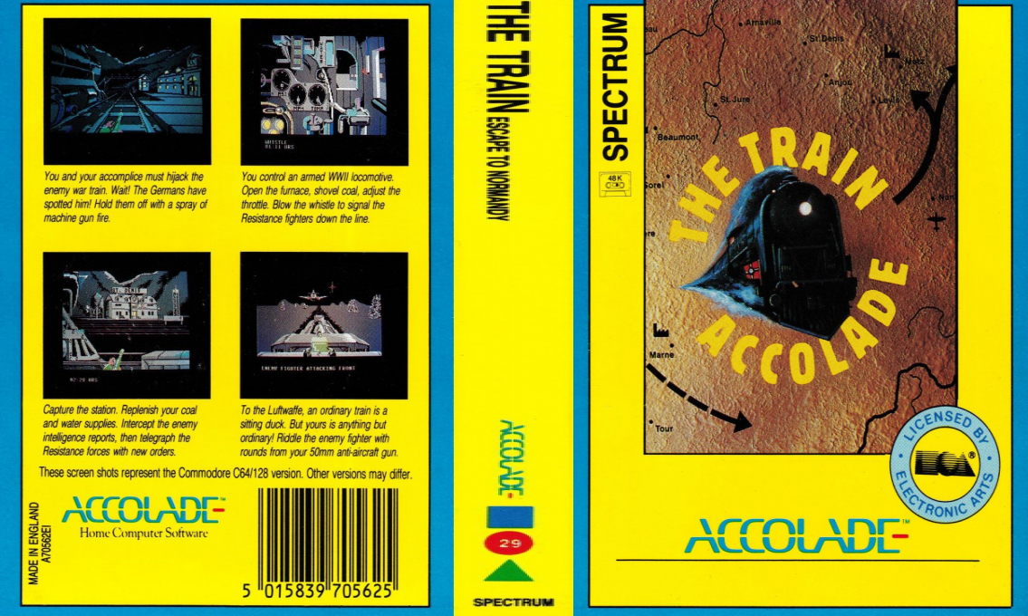 Train - Escape To Normandy, The — box-texture (EU)
