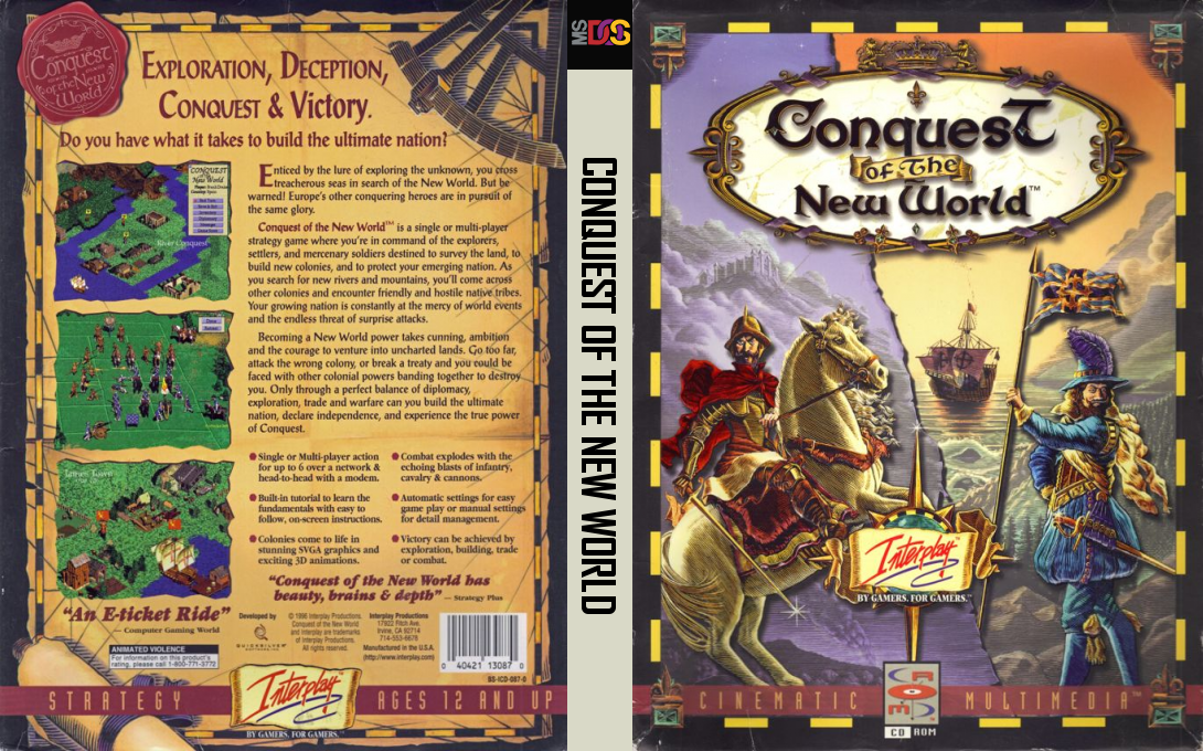 Conquest Of The New World — box-texture (US)