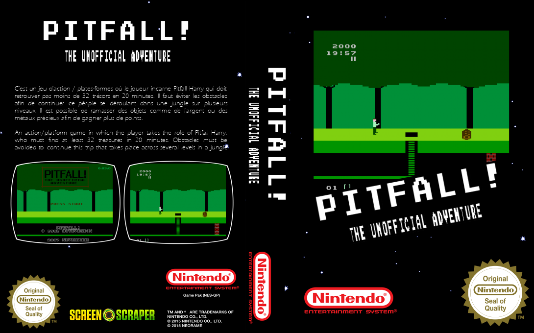 Pitfall! - The Unofficial Adventure — box-texture (SS)