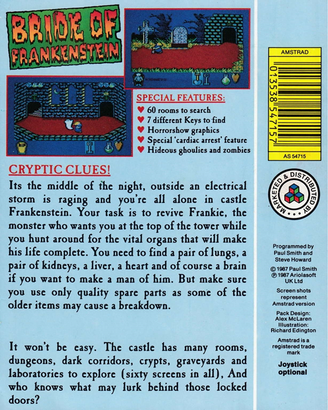 Bride Of Frankenstein — box-2D-back (EU)