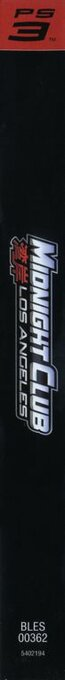 Midnight Club - Los Angeles — box-2D-side (DE)