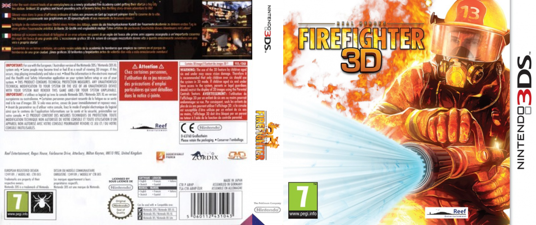 Real Heroes: Firefighter 3D — box-texture (EU)