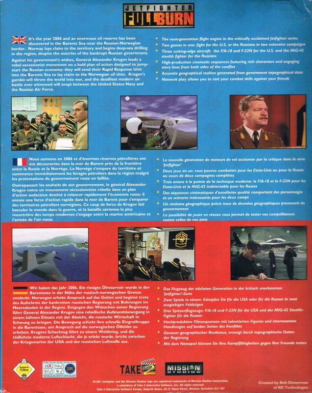 Jetfighter - Full Burn — box-2D-back (EU)