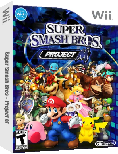 Super Smash Bros - Project M — box-3D (US)