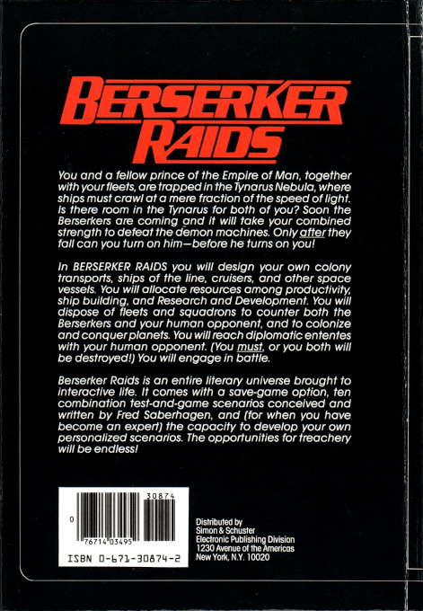 Berserker Raids — box-2D-back (US)