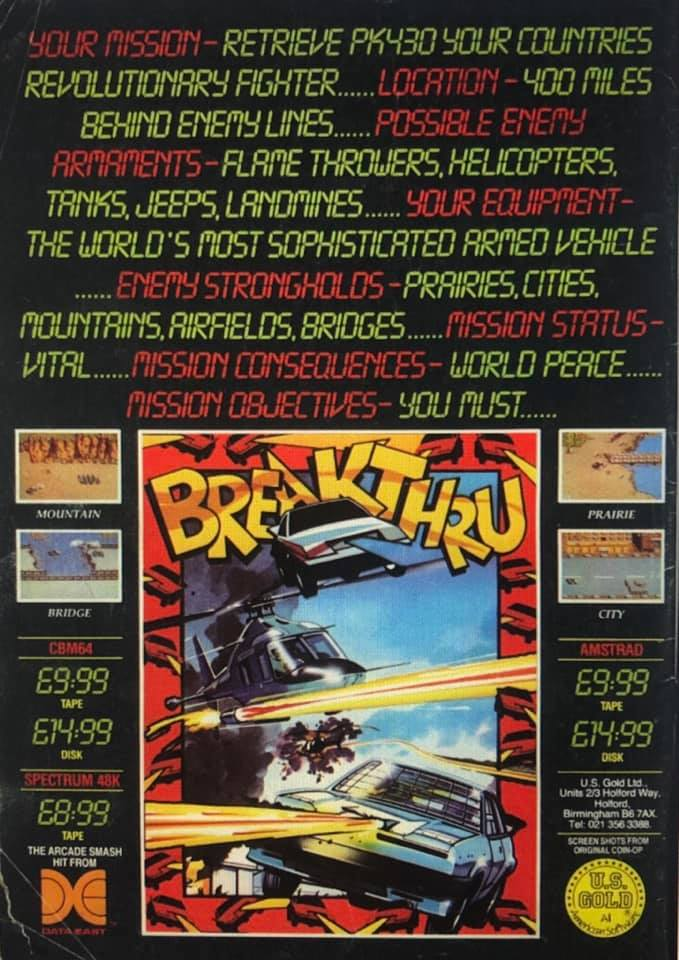 Breakthru box art