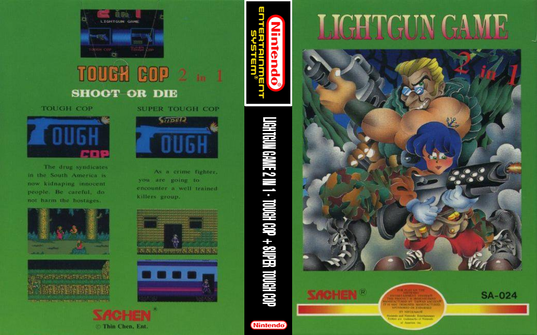 Lightgun Game 2 In 1 - Tough Cop + Super Tough Cop — box-texture (TW)
