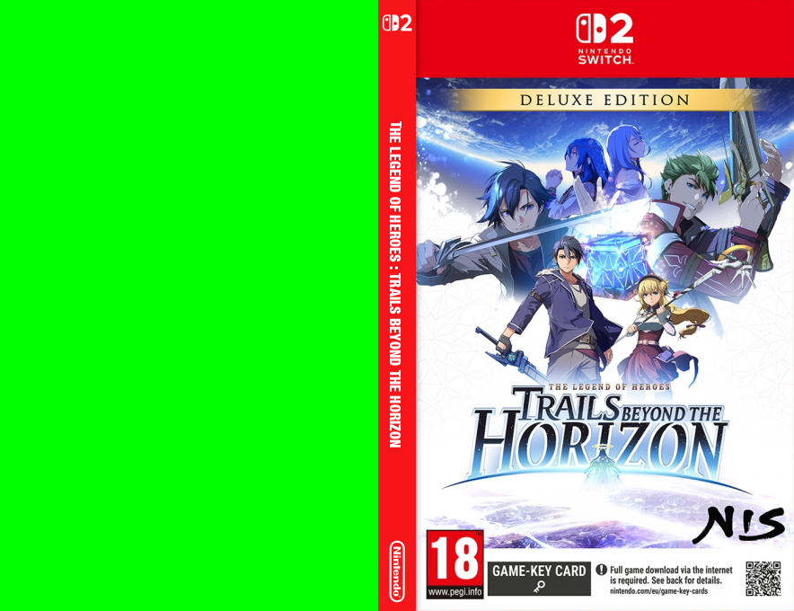 Legend of Heroes - Trails beyond the Horizon, The — box-texture (EU)