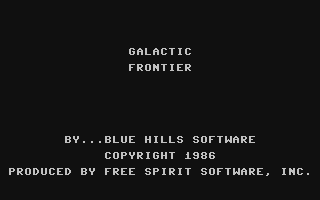 Galactic Frontier — sstitle (WOR)