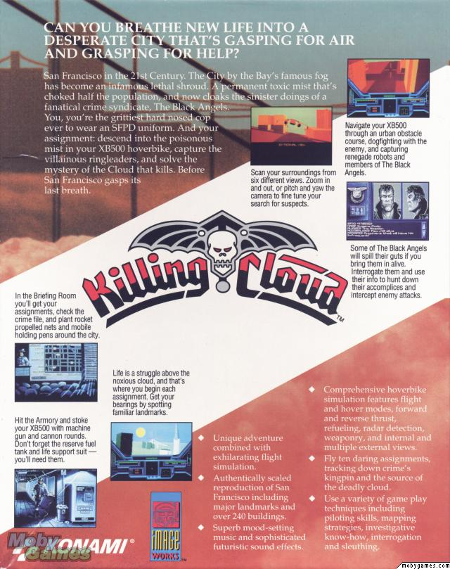 Killing Cloud, The — box-2D-back (US)