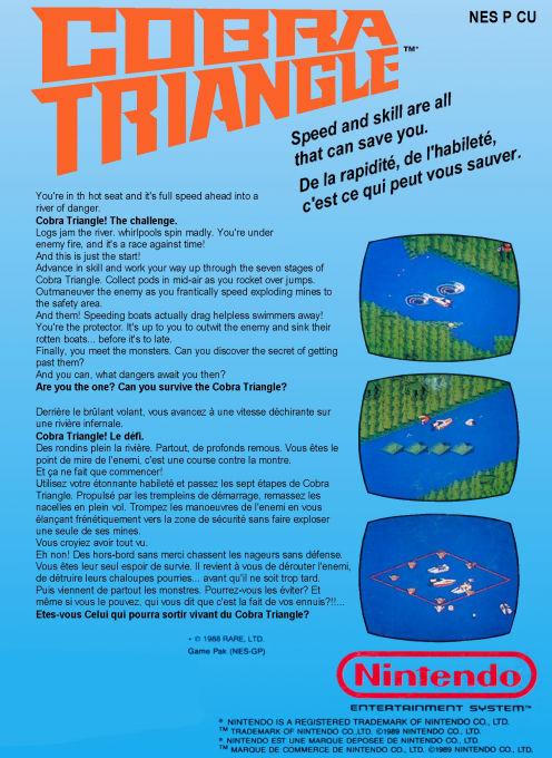 Cobra Triangle — box-2D-back (EU)