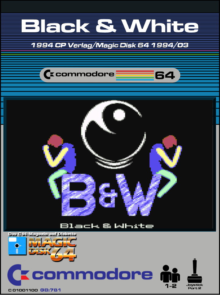 Black & White box art