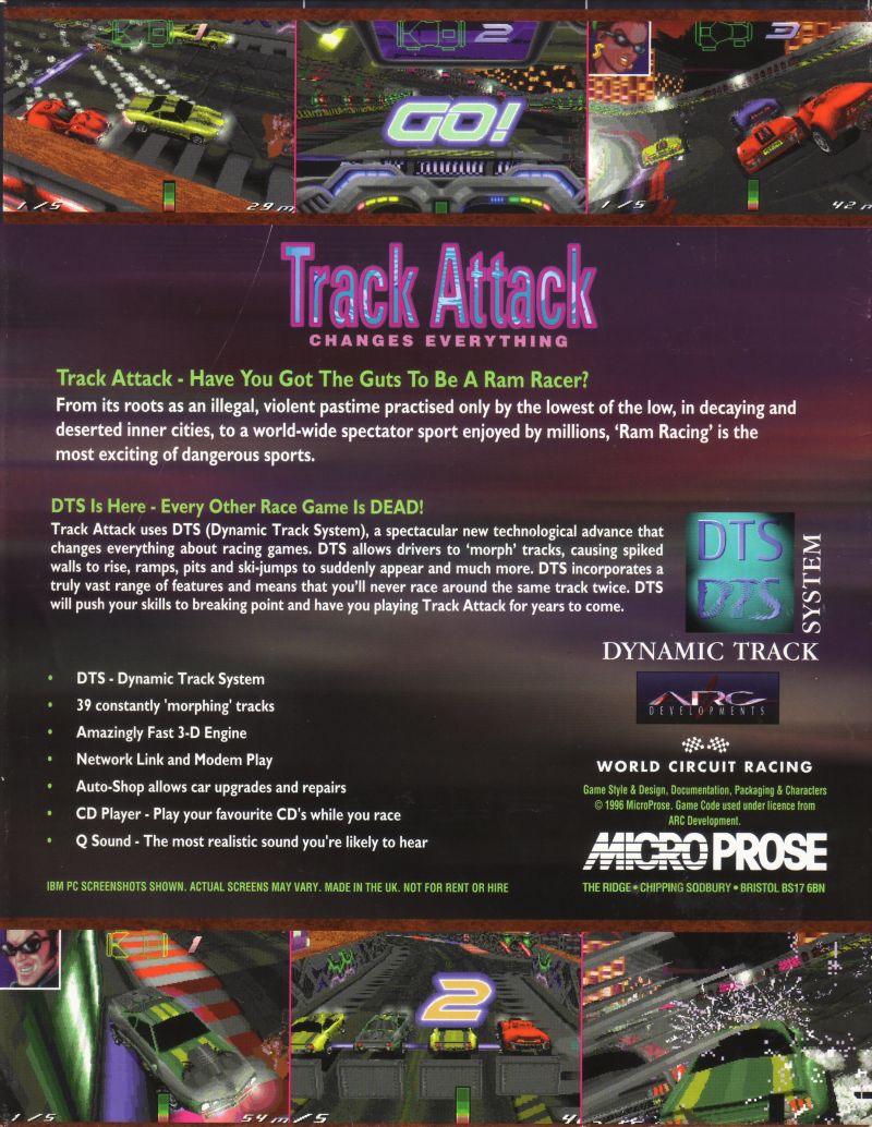 Track Attack — box-2D-back (UK)