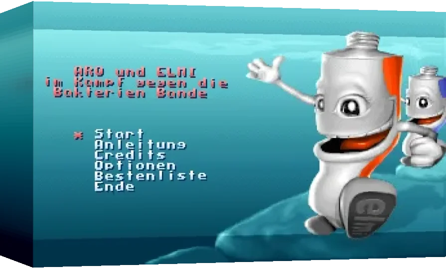 Aro and Elmi Fighting the Bacteria Gang — box-3D (WOR)