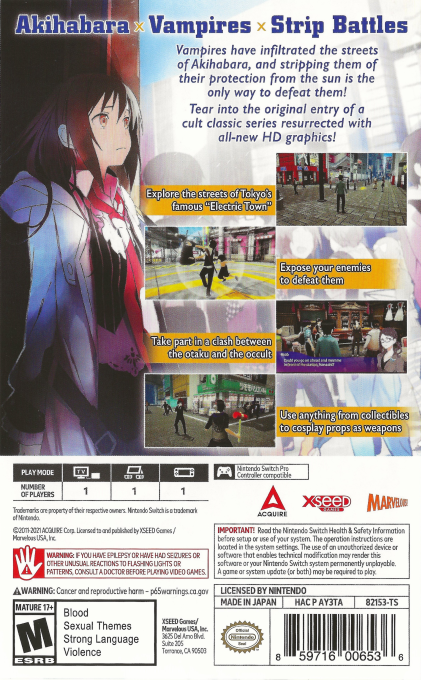 Akiba's Trip - Hellbound & Debriefed — box-2D-back (US)