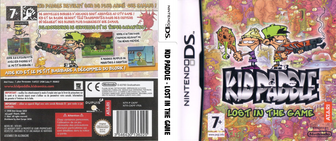 Kid Paddle - Lost in the Game — box-texture (FR)