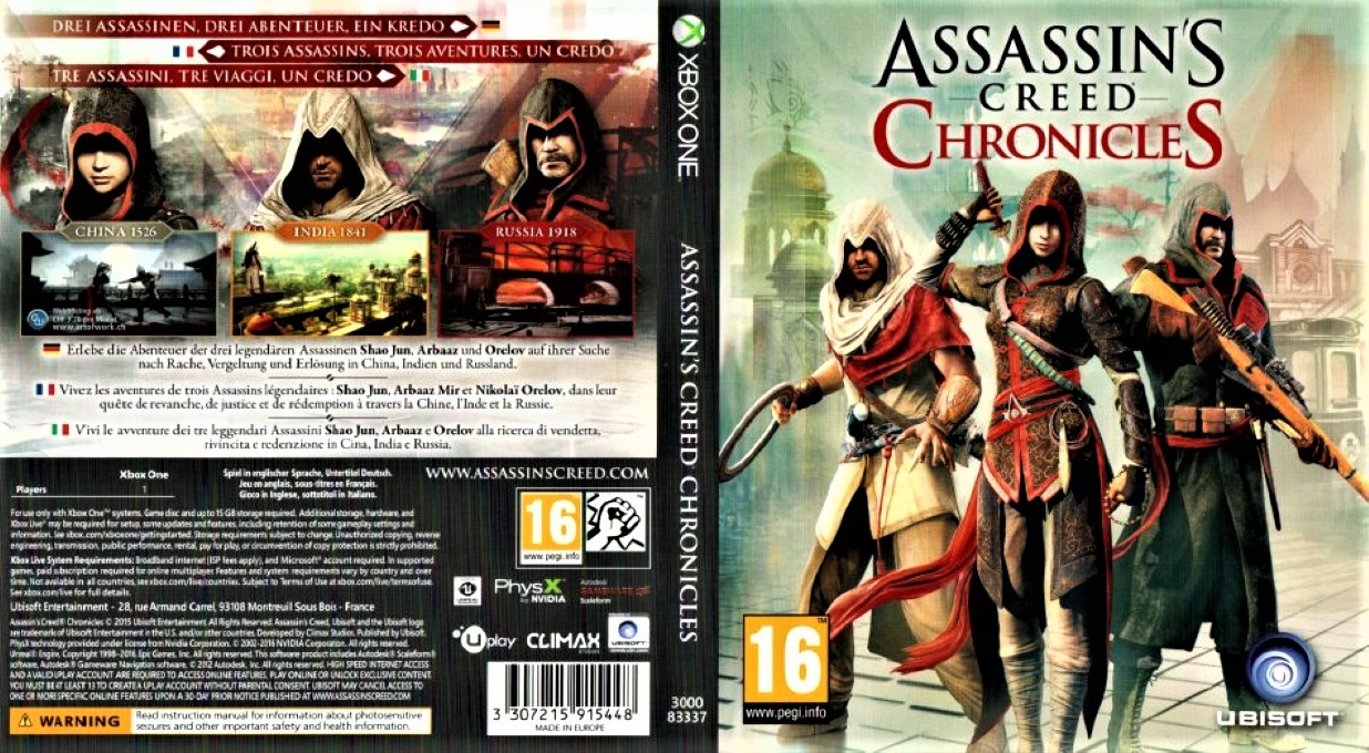 Assassin's Creed Chronicles — box-texture (EU)