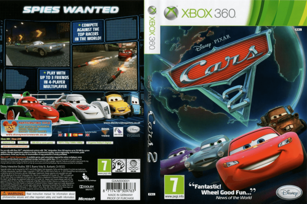 Disney-Pixar Cars 2 — box-texture (EU)