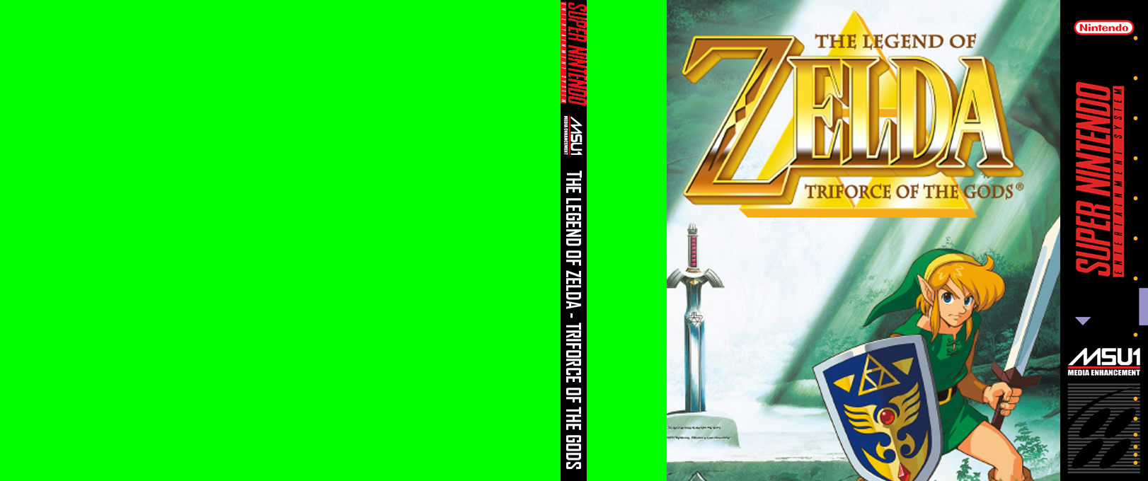 The Legend of Zelda: Triforce of the Gods — box-texture (WOR)