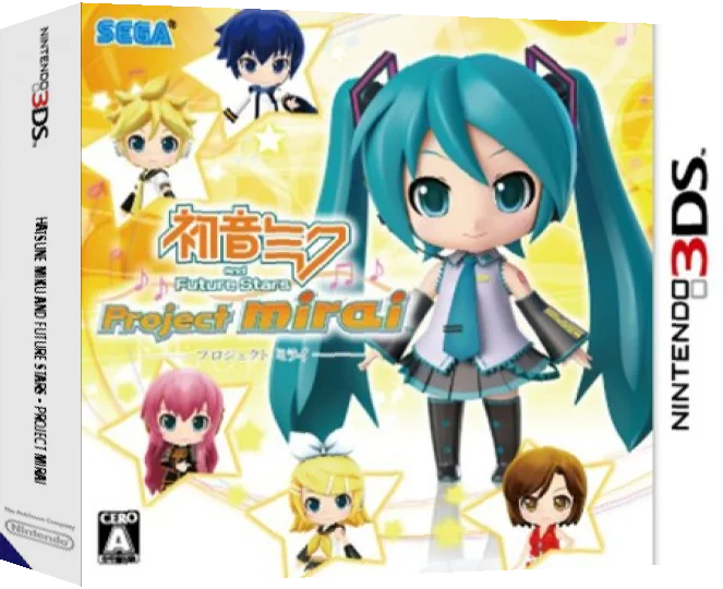 Hatsune Miku and Future Stars - Project Mirai — box-3D (JP)