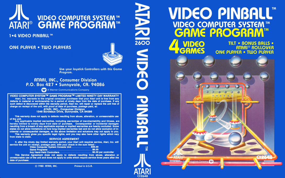 Video Pinball — box-texture (US)