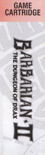 Barbarian 2 - The Dungeon Of Drax — box-2D-side (EU)