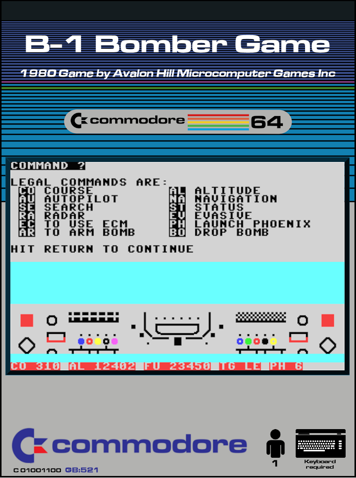 B-1 Bomber box art