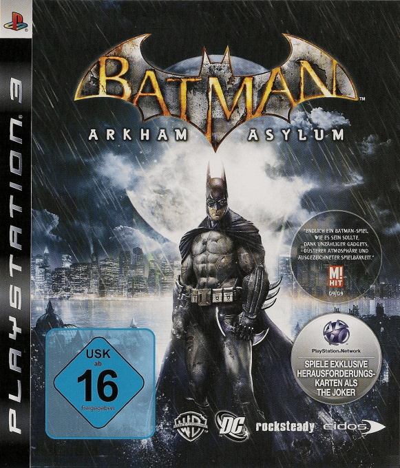 Batman - Arkham Asylum — box-2D (DE)