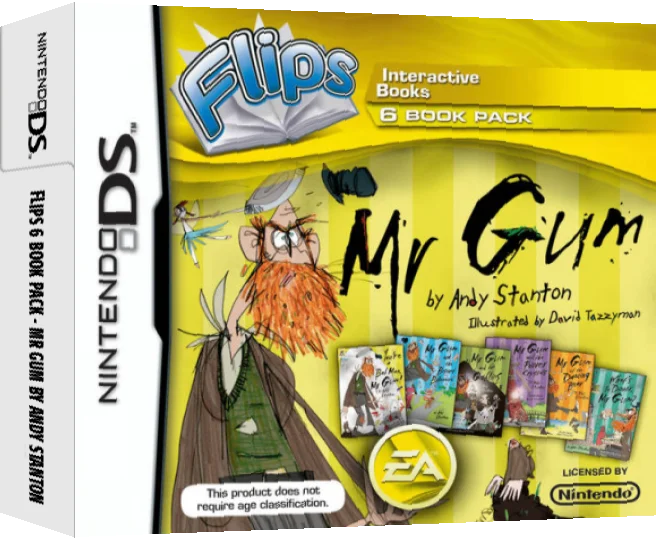Flips 6 Book Pack - Mr Gum by Andy Stanton — box-3D (EU)