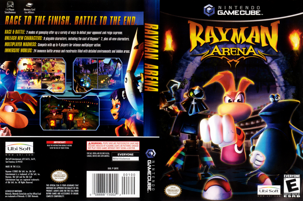 Rayman Arena — box-texture (US)