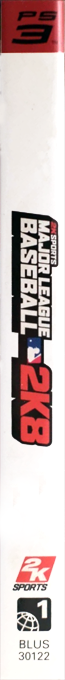 Major League Baseball 2K8 — box-2D-side (US)