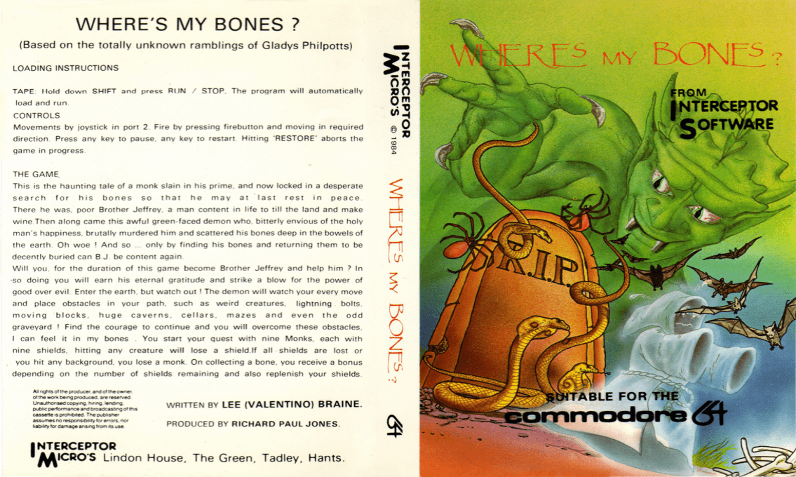 Where's my Bones? — box-texture (EU)