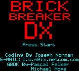 Brick Breaker Dx — sstitle (WOR)
