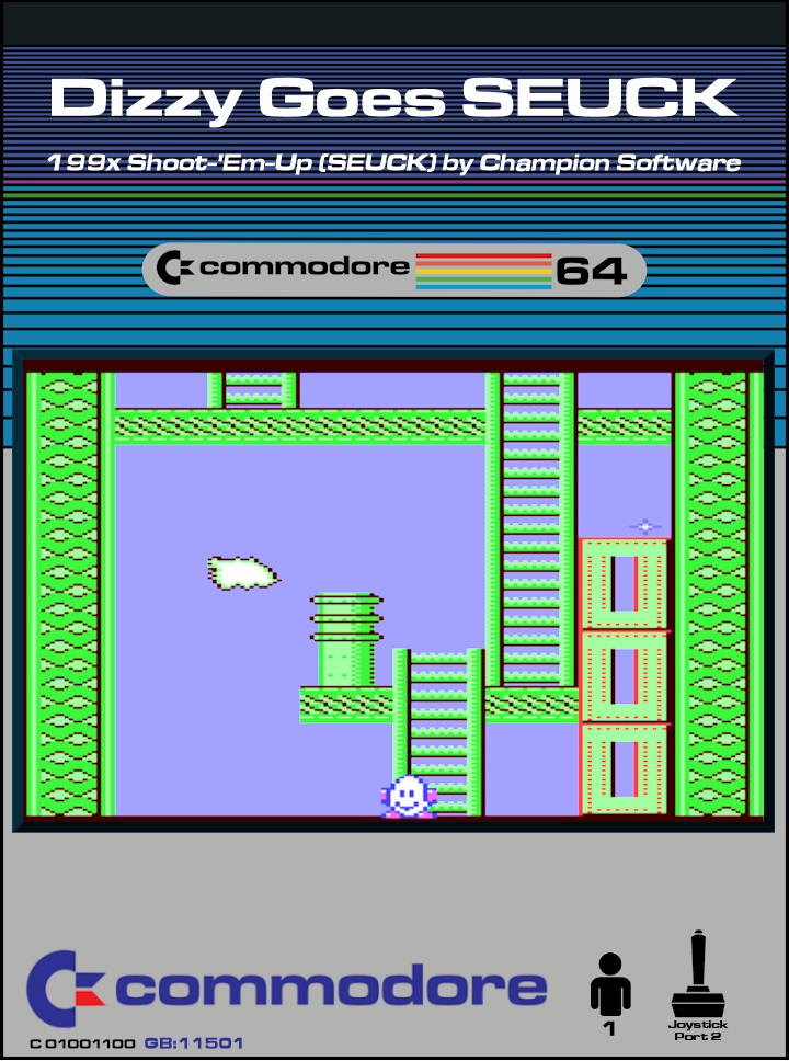 Dizzy Goes SEUCK box art