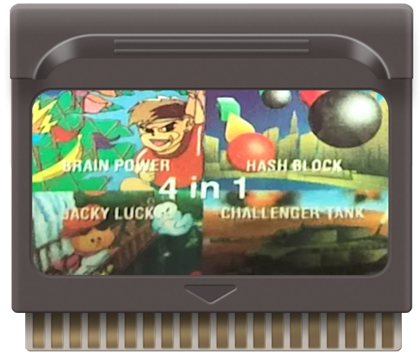 4 in 1 - Hash Block + Challenger Tank + Brain Power + Jacky Lucky — support-2D (WOR)