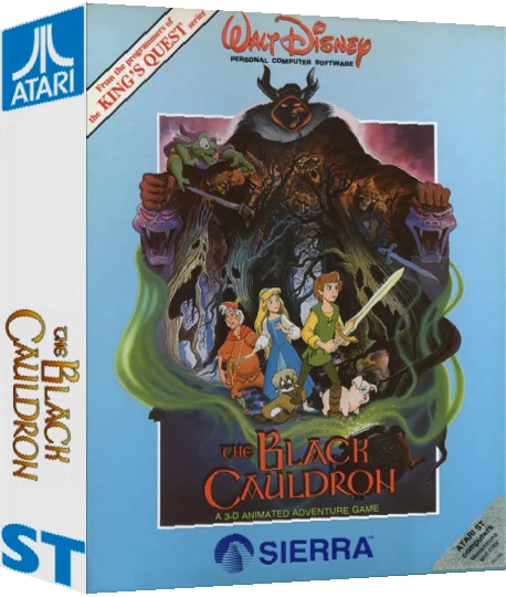 Black Cauldron, The — box-3D (EU)