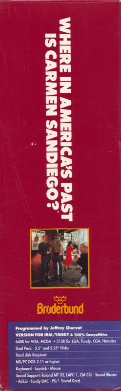 Where in America's Past Is Carmen Sandiego? — box-2D-side (US)