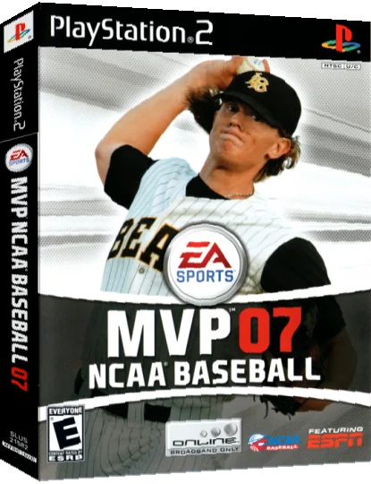 MVP 07 NCAA Baseball — box-3D (US)