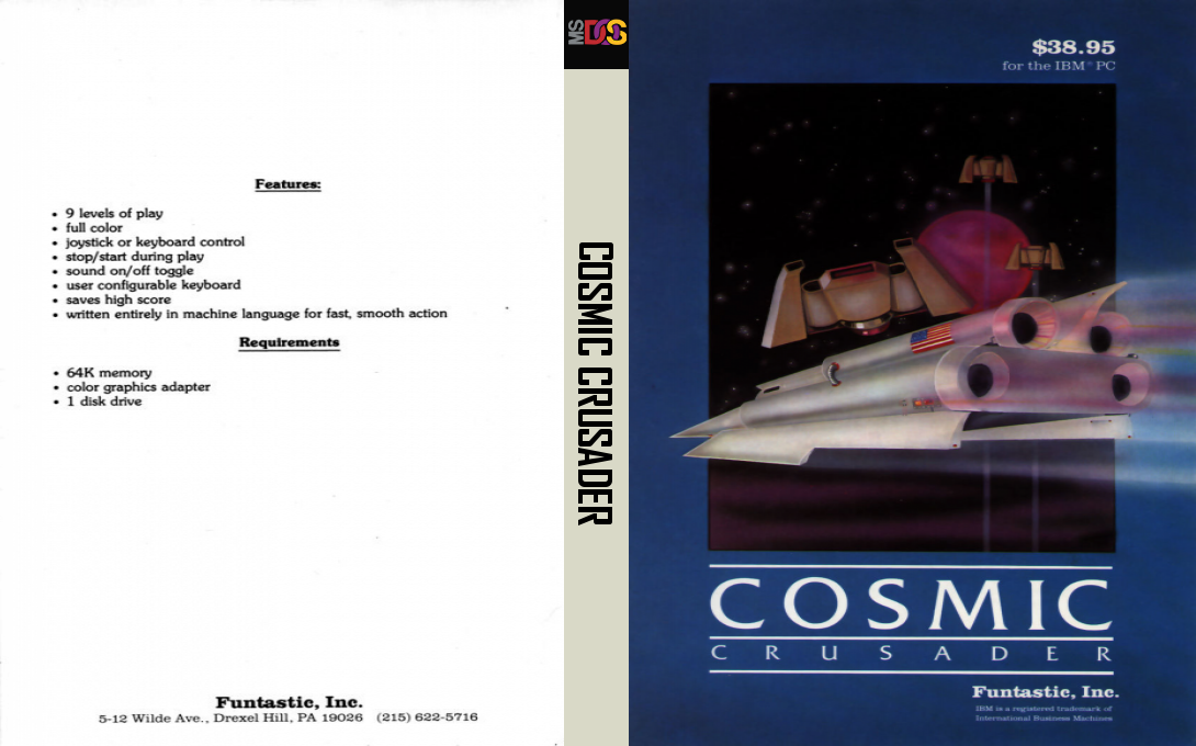 Cosmic Crusader — box-texture (US)