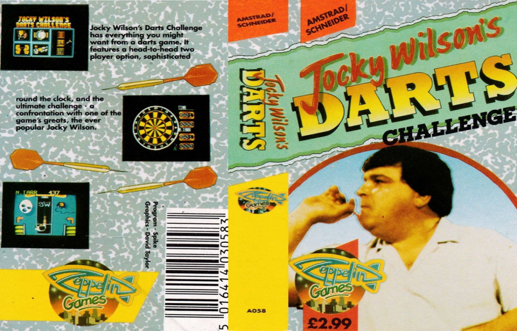 Jocky Wilson's Darts Challenge — box-texture (EU)