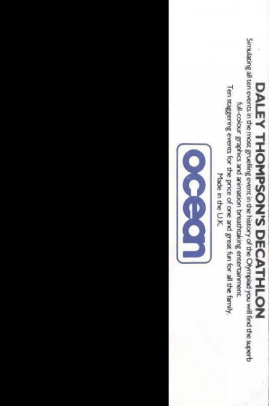 Daley Thompson's Decathlon — box-2D-back (EU)