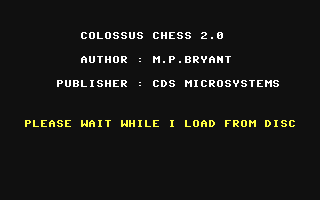 Colossus Chess 2 — sstitle (WOR)