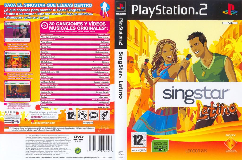 SingStar Latino — box-texture (SP)