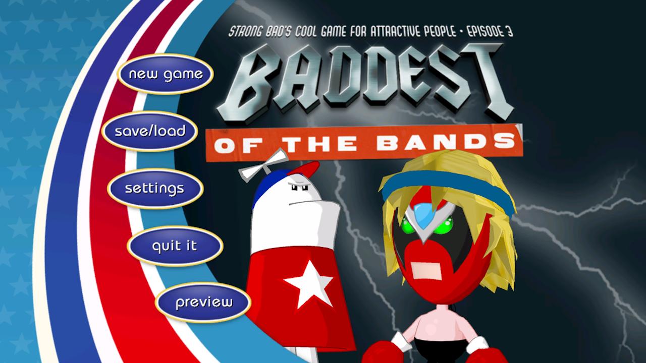 Strong Bad's Cool Game For Attractive People - Episode 3 - Baddest Of The Bands — sstitle (WOR)