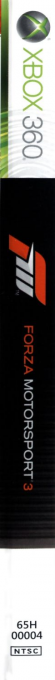 Forza Motorsport 3 — box-2D-side (US)