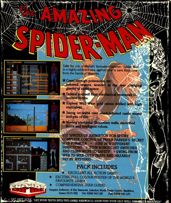 Amazing Spider-man, The — box-2D-back (EU)