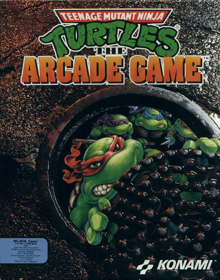 Teenage Mutant Ninja Turtles II: The Arcade Game box art